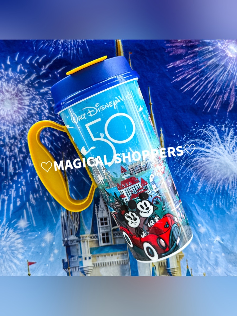 Disney Parks 2021 Walt Disney World 50th Resort Refillable Souvenir Cup